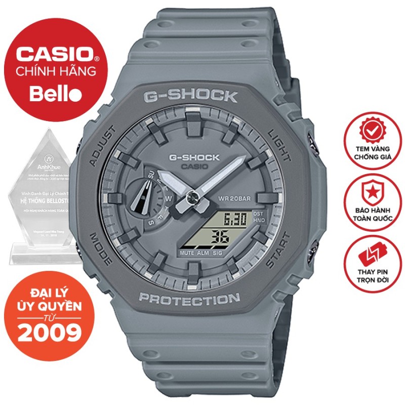 Đồng hồ Casio G-Shock Nam GA-2110ET-8ADR bảo hành chính hãng 5 năm - Pin trọn đời