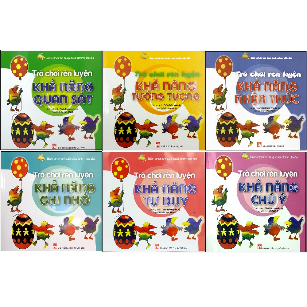 Sách - combo sân chơi trí tuệ của chim đa đa - trò chơi rèn luyện khả năng