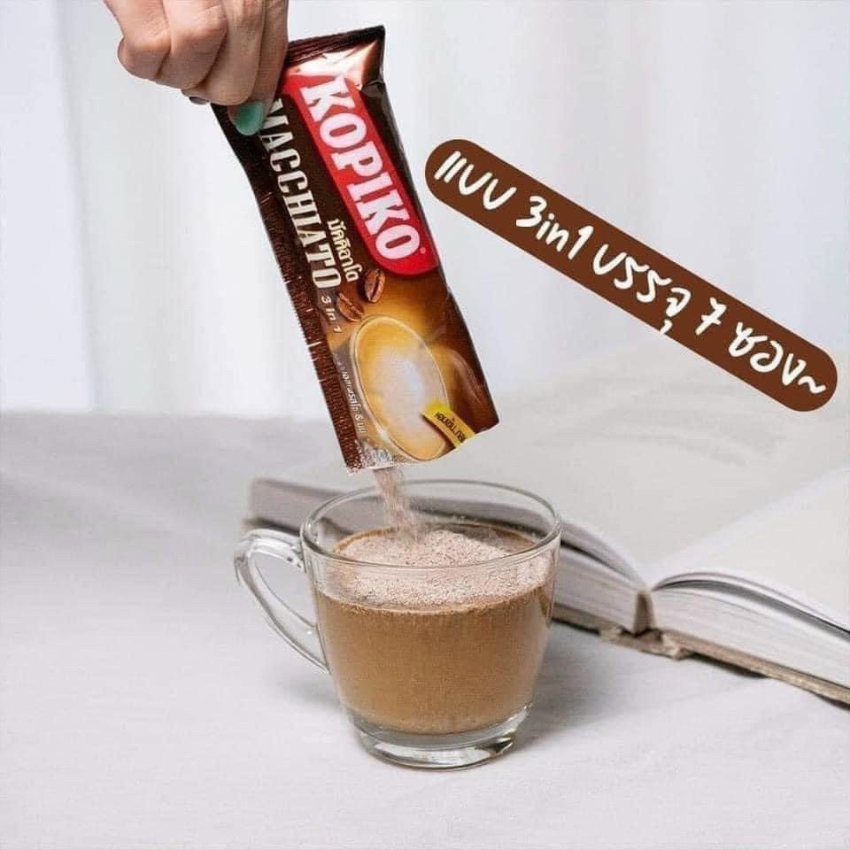 [SẴN SHOP] Cà Phê Sữa Kopiko Thái Lan Túi Lớn 480g (20 gói)