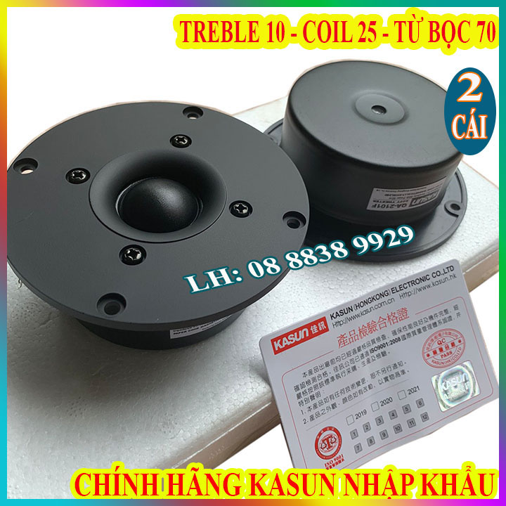 Cặp loa treble rời hi-end kasun bọc từ nhập khẩu - gồm 2 loa