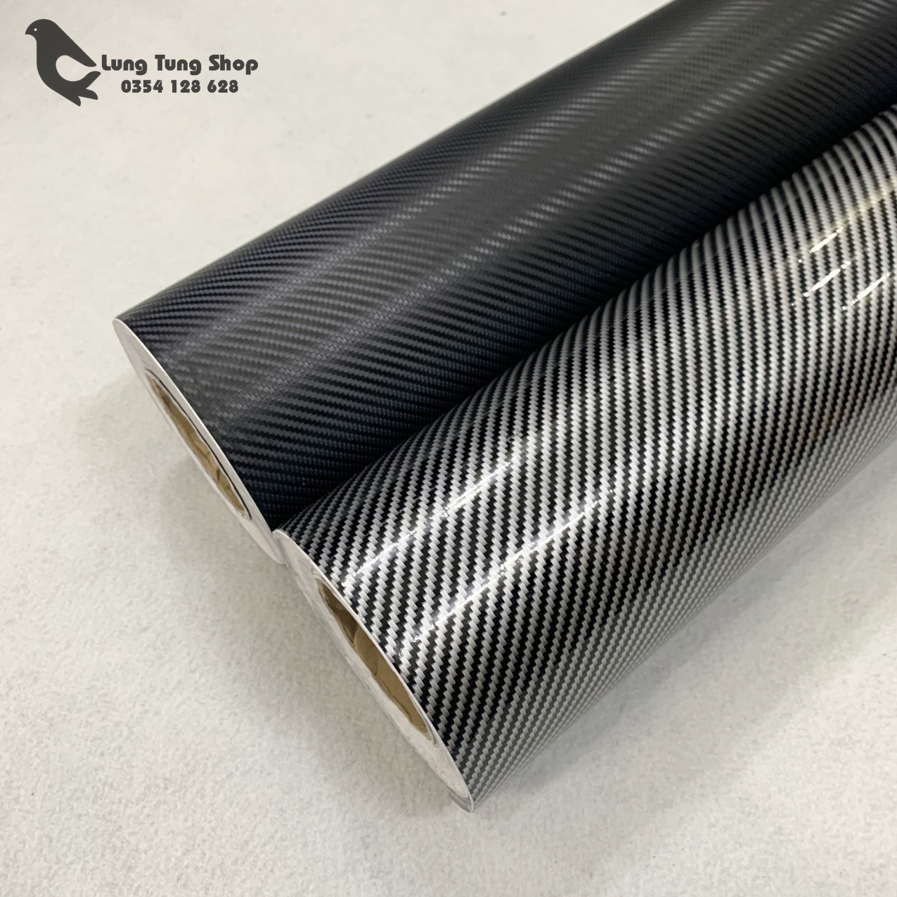 [HCM]Decal carbon dán xe - đề can cac bon có sẵn keo