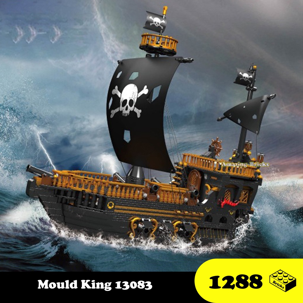 Đồ chơi Lắp ráp Thuyền hải tặc Gull, Mould King 13083 No. Gull
