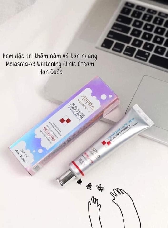Kem tr.ị nám 3D Melasma - 3W Clinic hàn quốc