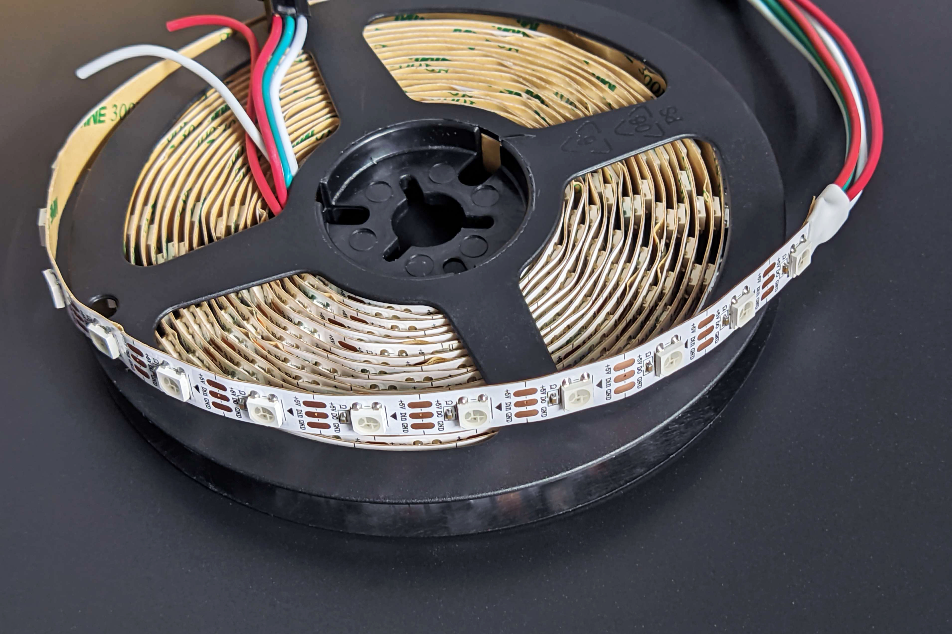 Dây Led Ws2812 không phủ Epoxy 5Vdc - 60 Led / 1 Mét