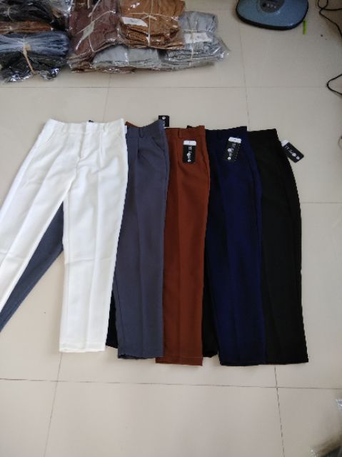 Quần baggy công sở