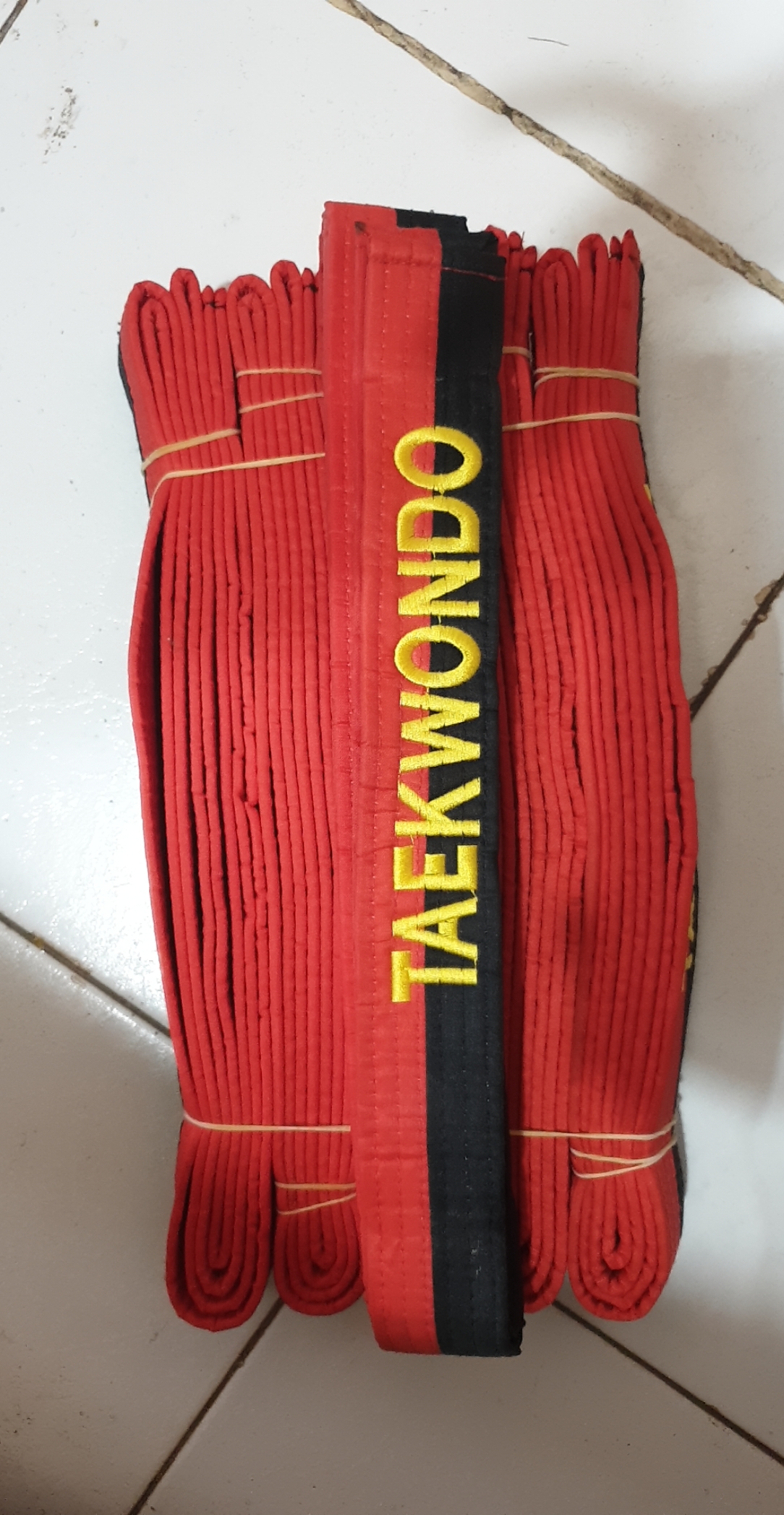 Đai Màu Thêu Taekwondo