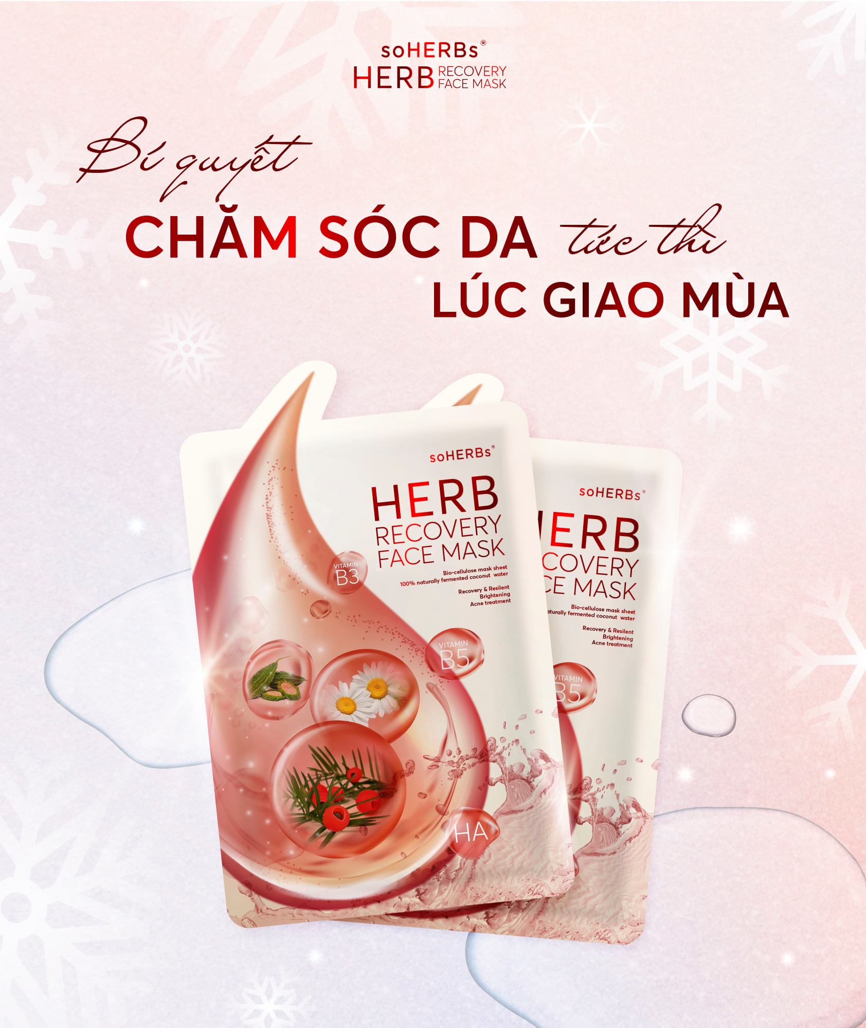 [HCM]MẶT NẠ CẤP ẨM NGỪA MỤN HERB