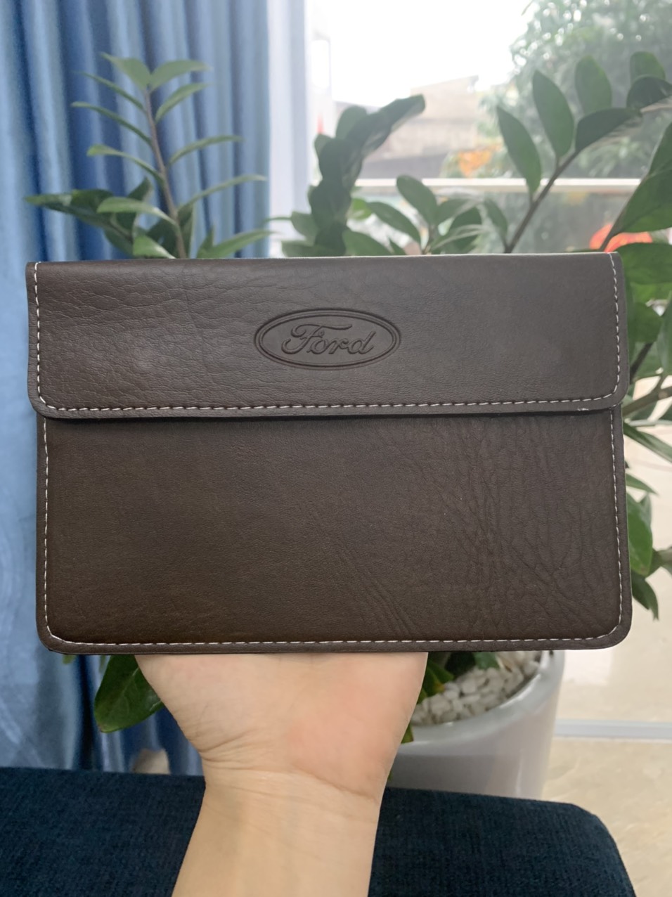 Ví Da Đựng Giấy Tờ Đăng Kiểm Xe Logo FORD