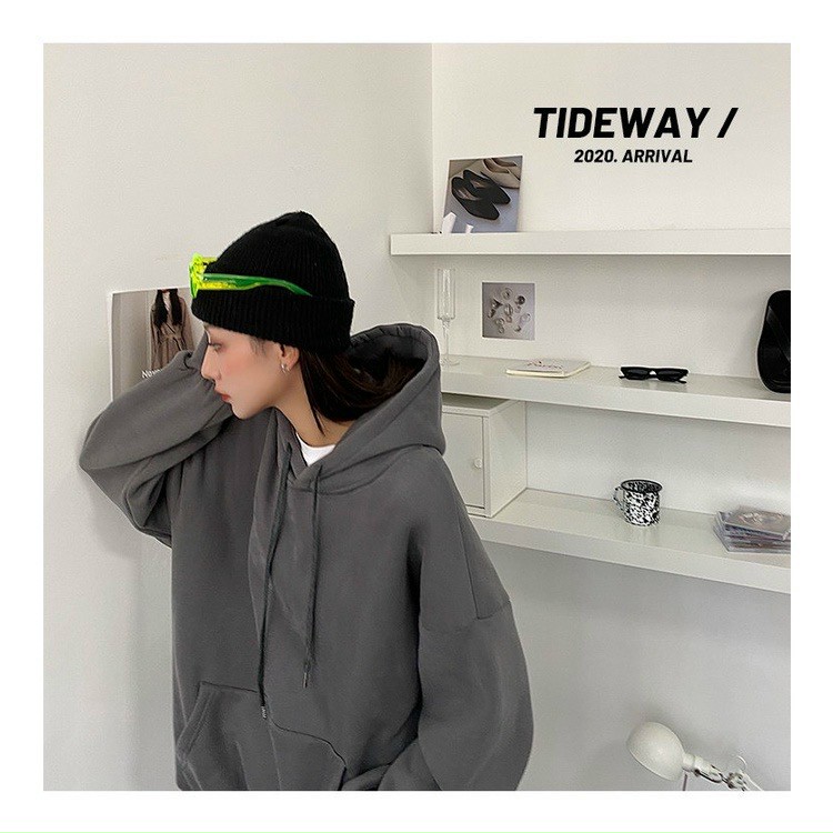 ÁO KHOÁC HOODIE TRƠN 8 MÀU LỰA CHỌN DỄ MẶC DỄ PHỐI ĐỒ TP