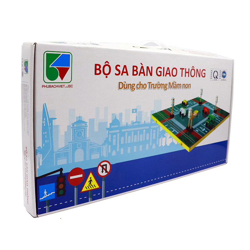 Bộ sa bàn giao thông bằng gỗ