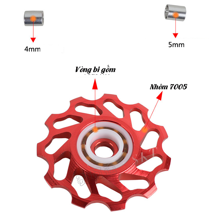 BÁNH RĂNG CỦ ĐỀ XE ĐẠP CERAMIC MEIJUN