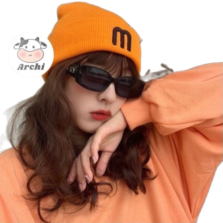 Mũ len cao cấp thêu chữ M