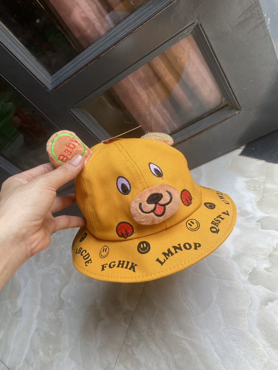 Bé 2.5-6 Tuổi/ Vòng đầu 52cm_ Mũ Bo Vành cực dễ thương CHÚ VỊT CON- Nón Tai bèo