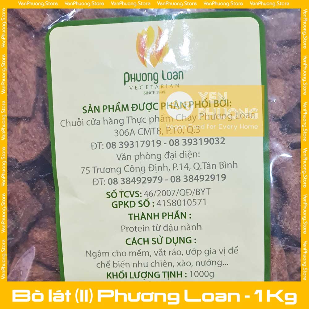 [HCM] Bò lát chay Phương Loan gói 1 Kg