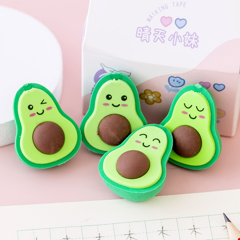 Tẩy gôm hình quả bơ xanh