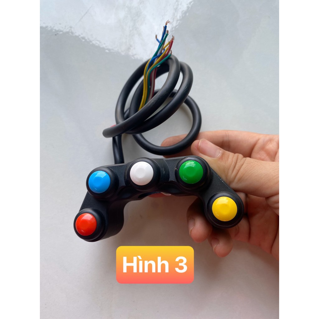 Cùm công tắc 5 in 1 cót pha on off passing