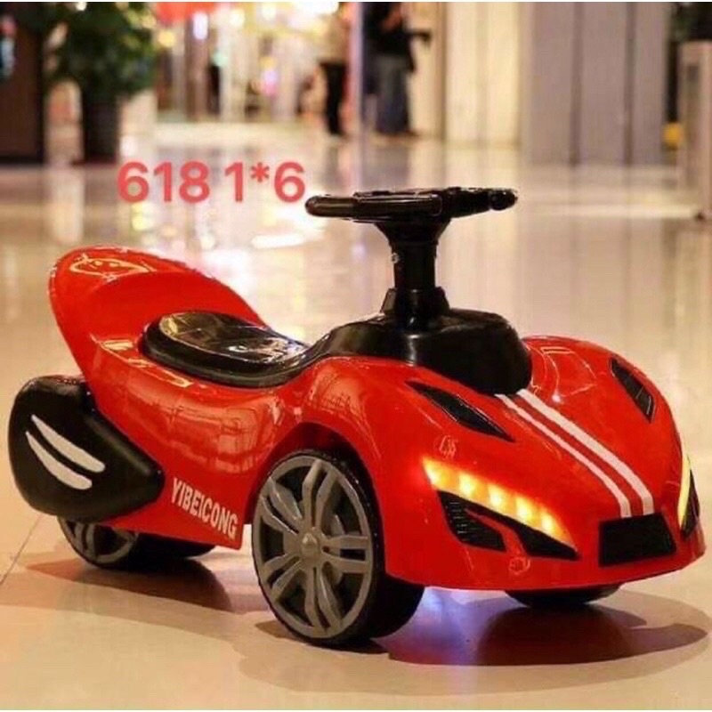 xe chòi chân ô tô có nhạc có đèn 618