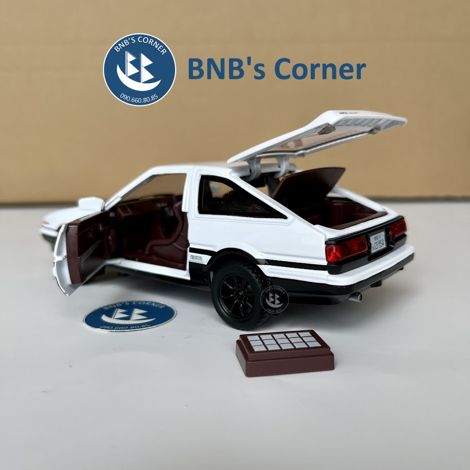 [BNB's Corner] Xe mô hình 1:28 Toyota AE86 Initial D hãng Mini Auto