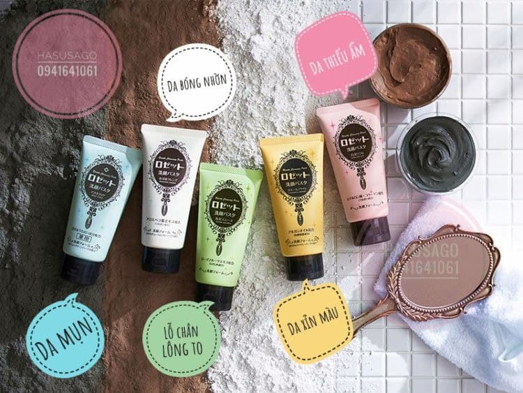 [GIẢM 5% ĐƠN 129K]Sữa rửa mặt Rosette 120g Nhật Bản Đủ Màu