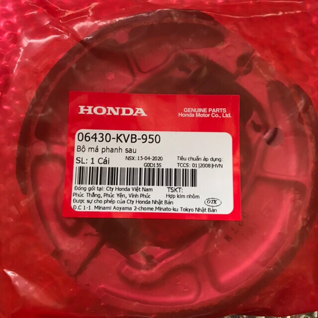Bộ bố đùm sau các dòng xe Tay ga hãng Honda: Airblade/Visison/Click/Vario/Sh/Dylan/Lead