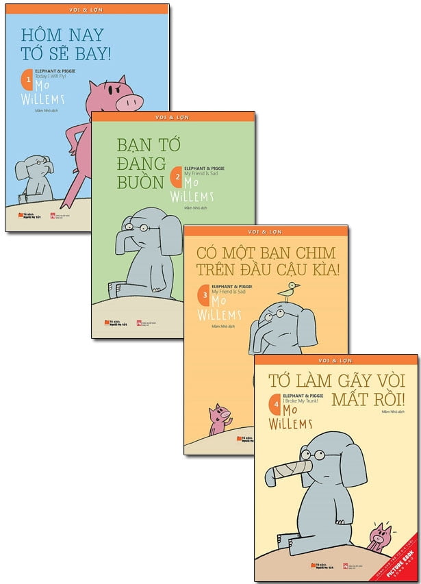 Fahasa - Combo Sách Hay Ehon Voi & Lợn (Bộ 4 Cuốn)