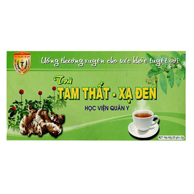 Trà tam thất xạ đen - học viện quân y.