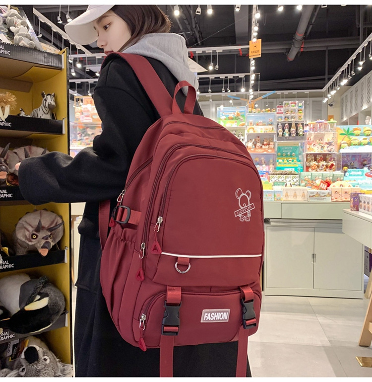 Balo đi học chống thấm Mickey phong cách Hàn Quốc LILA MIC25