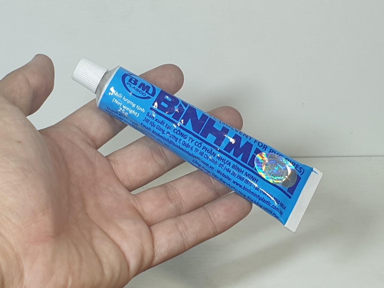 Keo dán ống nước Bình Minh 25gr, 50gr, 200gr