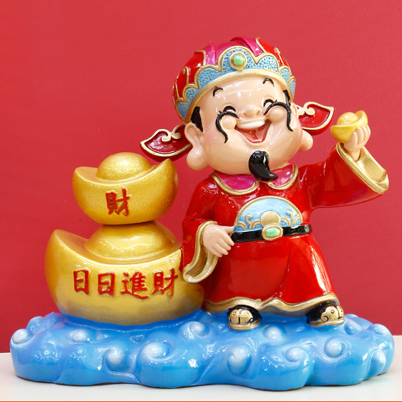 [HCM]Tượng chibi Thần Tài 10cm - cầm thỏi vàng