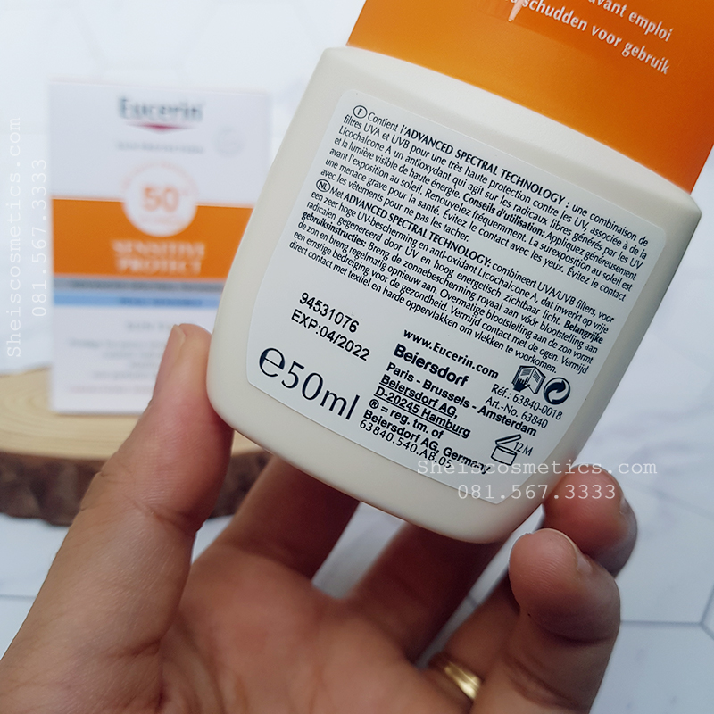 Kem chống nắng Eucerin Sensitive Protect SPF50+