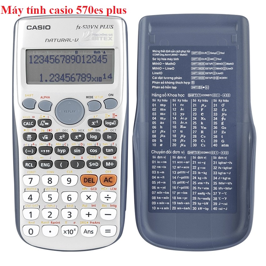 Máy tính bỏ túi - Máy tính casio 570es plus