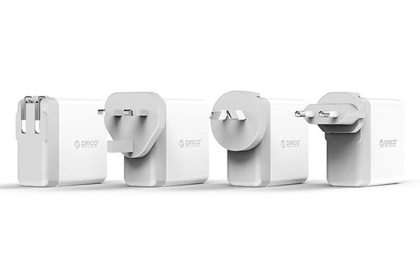Sạc điện thoại Orico USB 4 cổng 2.4A DSP-4U-WH