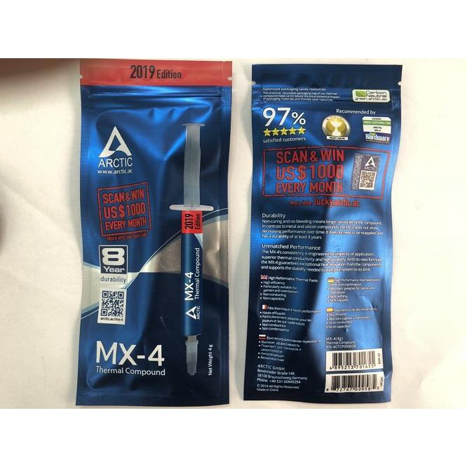 Keo Tản Nhiệt Arctic MX4-4G