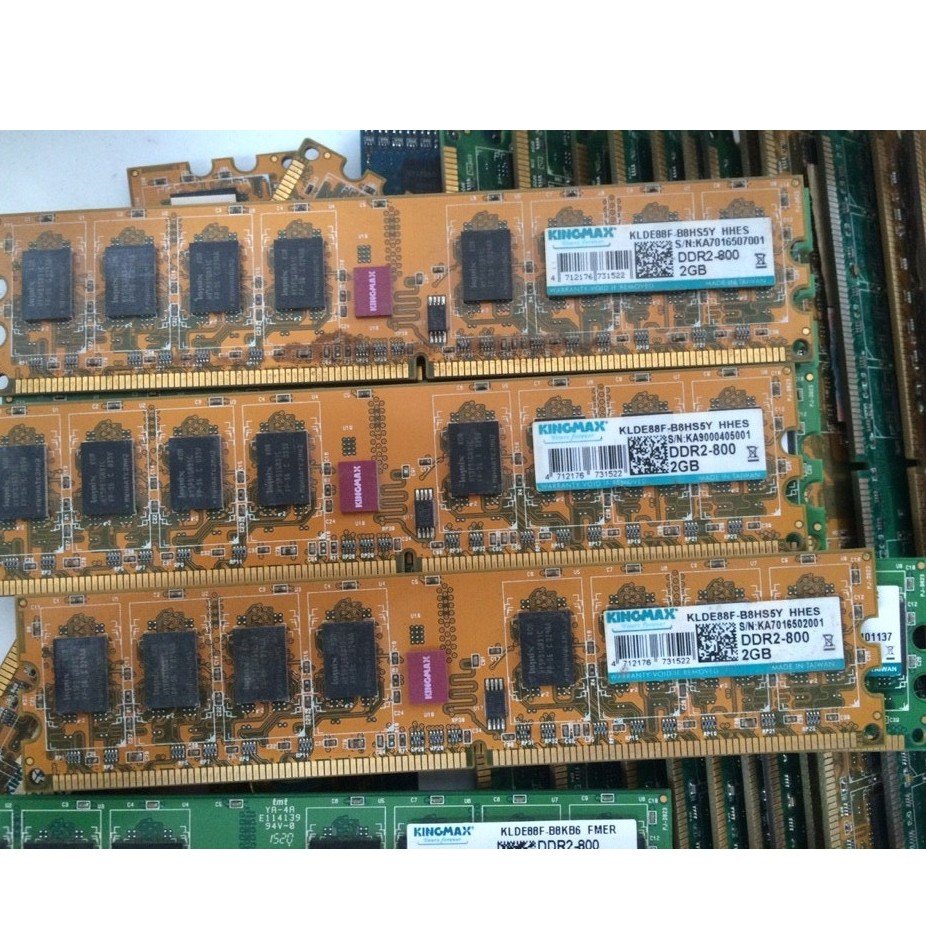 Ram ddr2 2gb buss 800 - hàng tháo máy