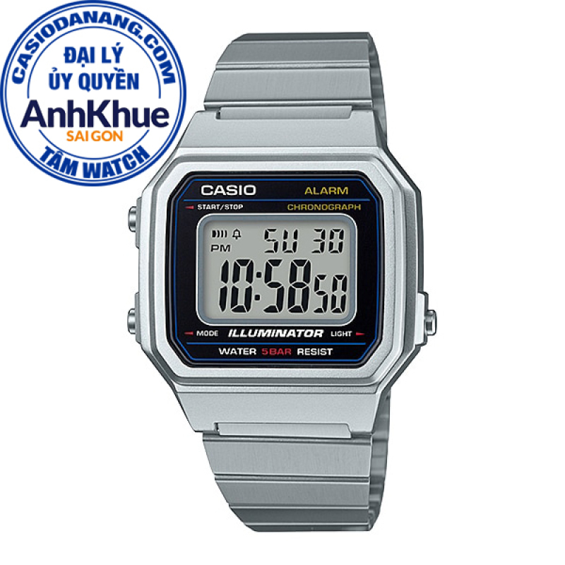 Đồng hồ unisex dây kim loại Casio Standard chính hãng Anh Khuê B650WD-1ADF