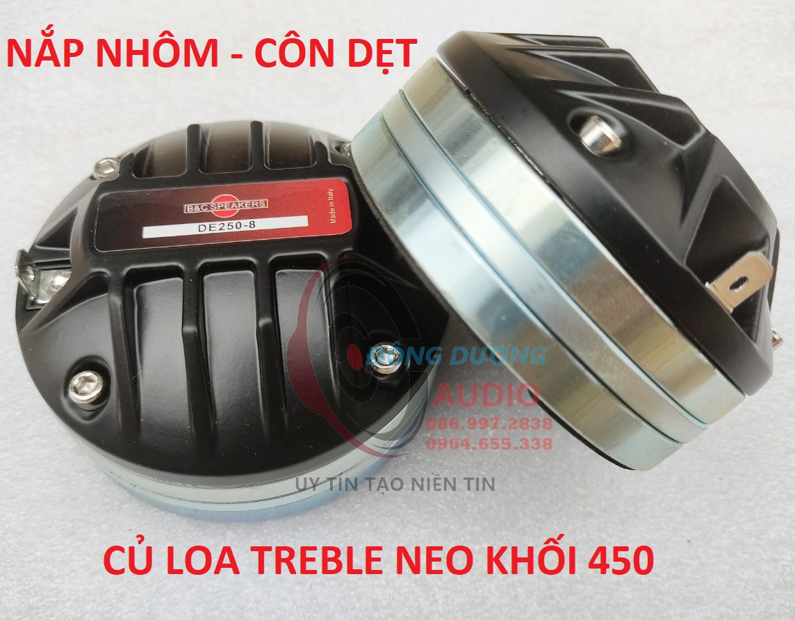 Loa trép 450 bc neo khối 90 coil 44.4 dây dẹt màng polyme