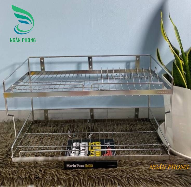 KỆ TREO TƯỜNG ĐA NĂNG CHÉN DĨA INOX 304
