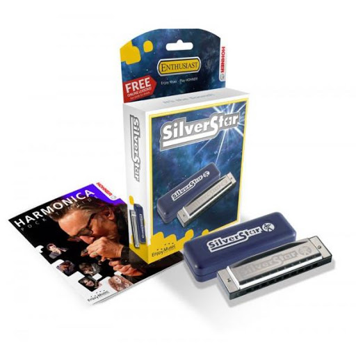 Kèn harmonica Diatonic Silver Star -Nhập khẩu Đức
