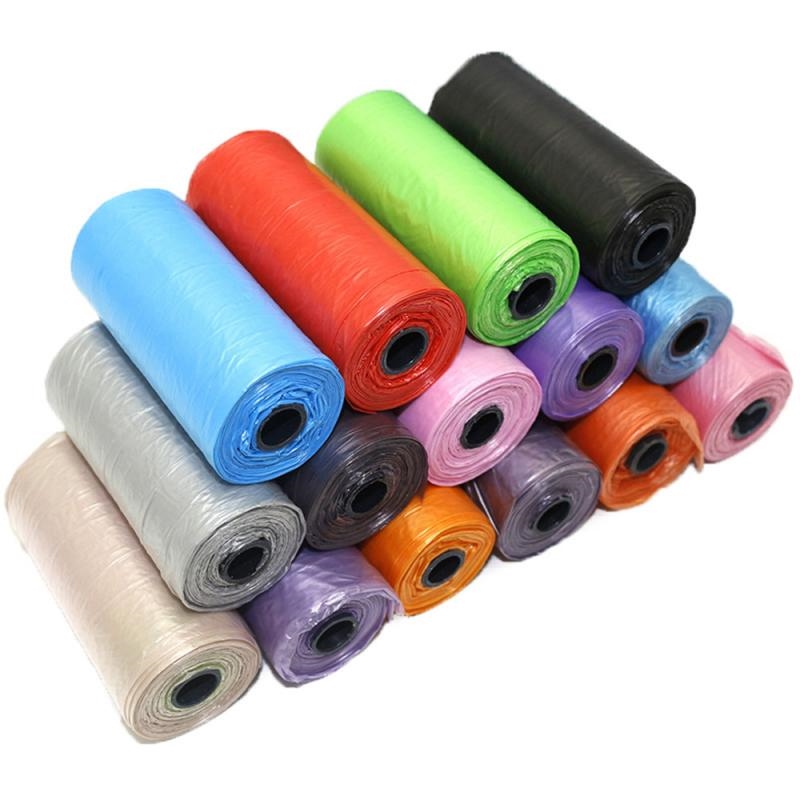 CW 15bag Roll Dog Cat Poop Bag Collector Pet Pick Up Degradable Garbage