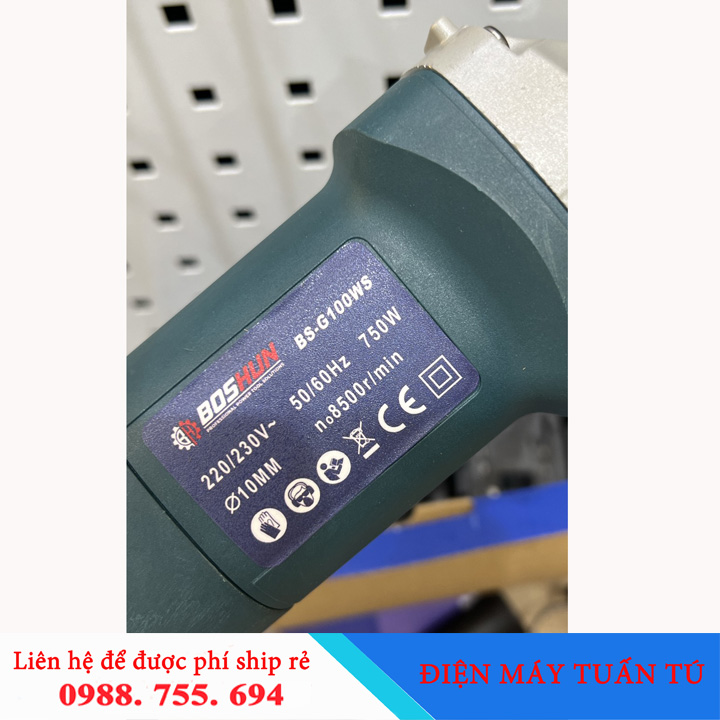 Máy cắt cầm tay Boss Đức 100% dây đồng