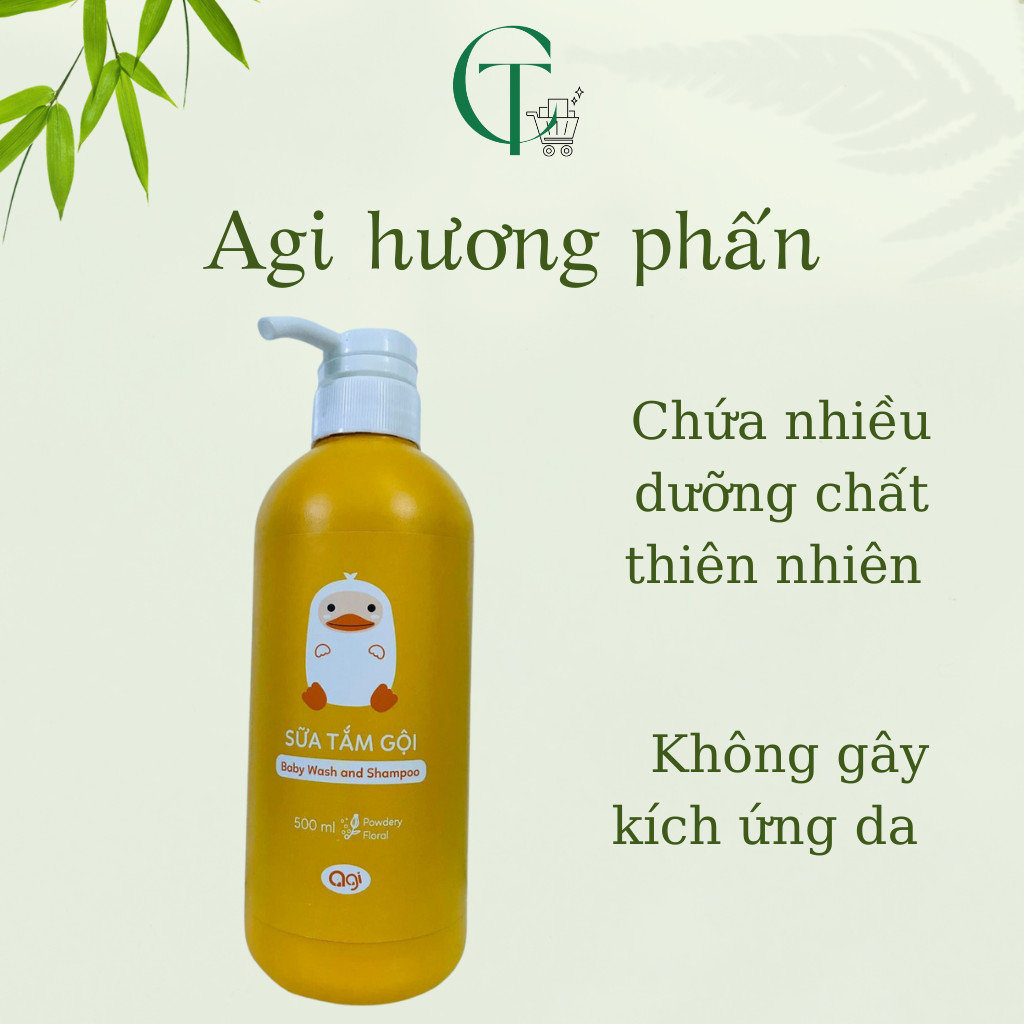 [HN]Sữa tắm gội cho bé AGI chai 500ml