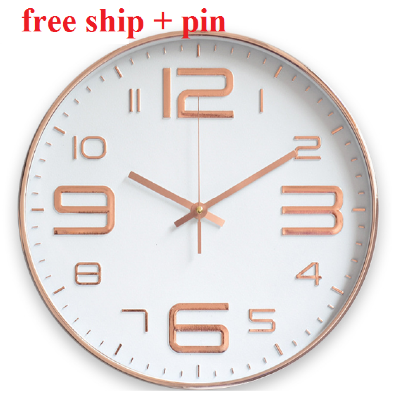 BAO SHIP +PIN Đồng Hồ Treo Tường kim trôi cao cấp QUARTZ bán chạy