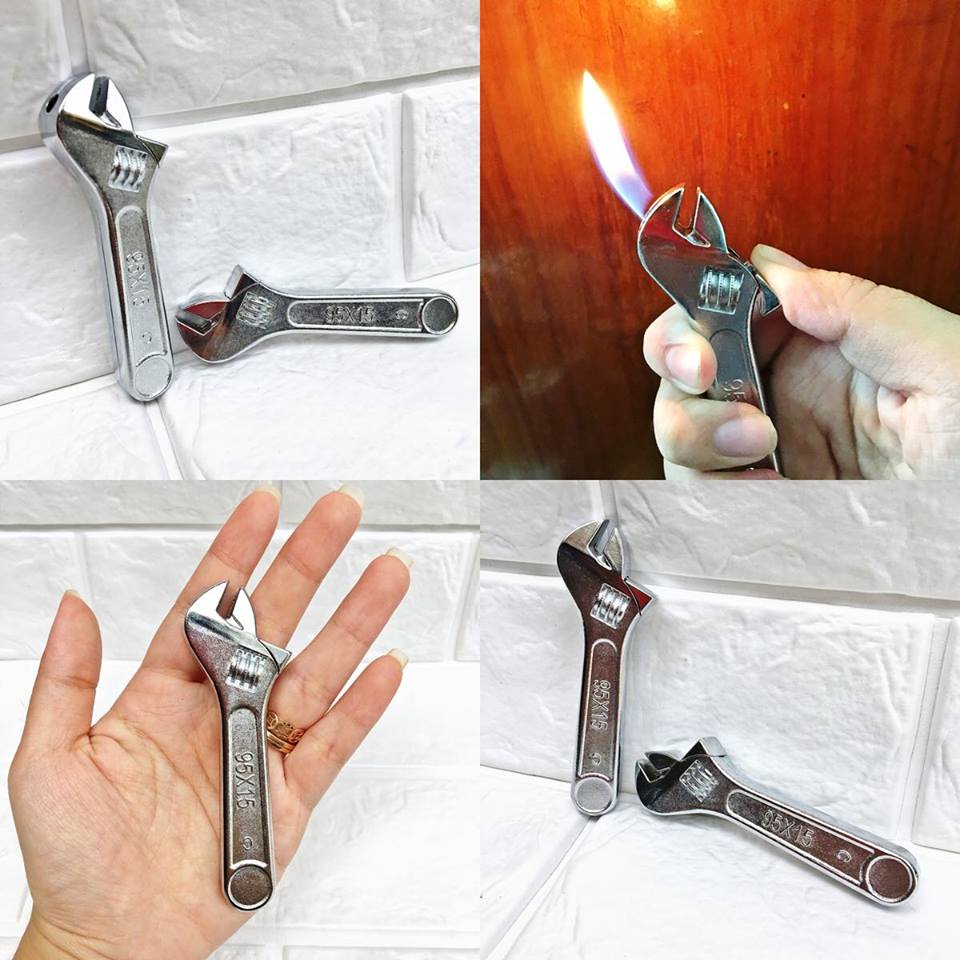[HCM]Bật Lửa Gas Quẹt Hình Cây Mỏ Lết Kiểu Độc Đáo Lạ Mắt