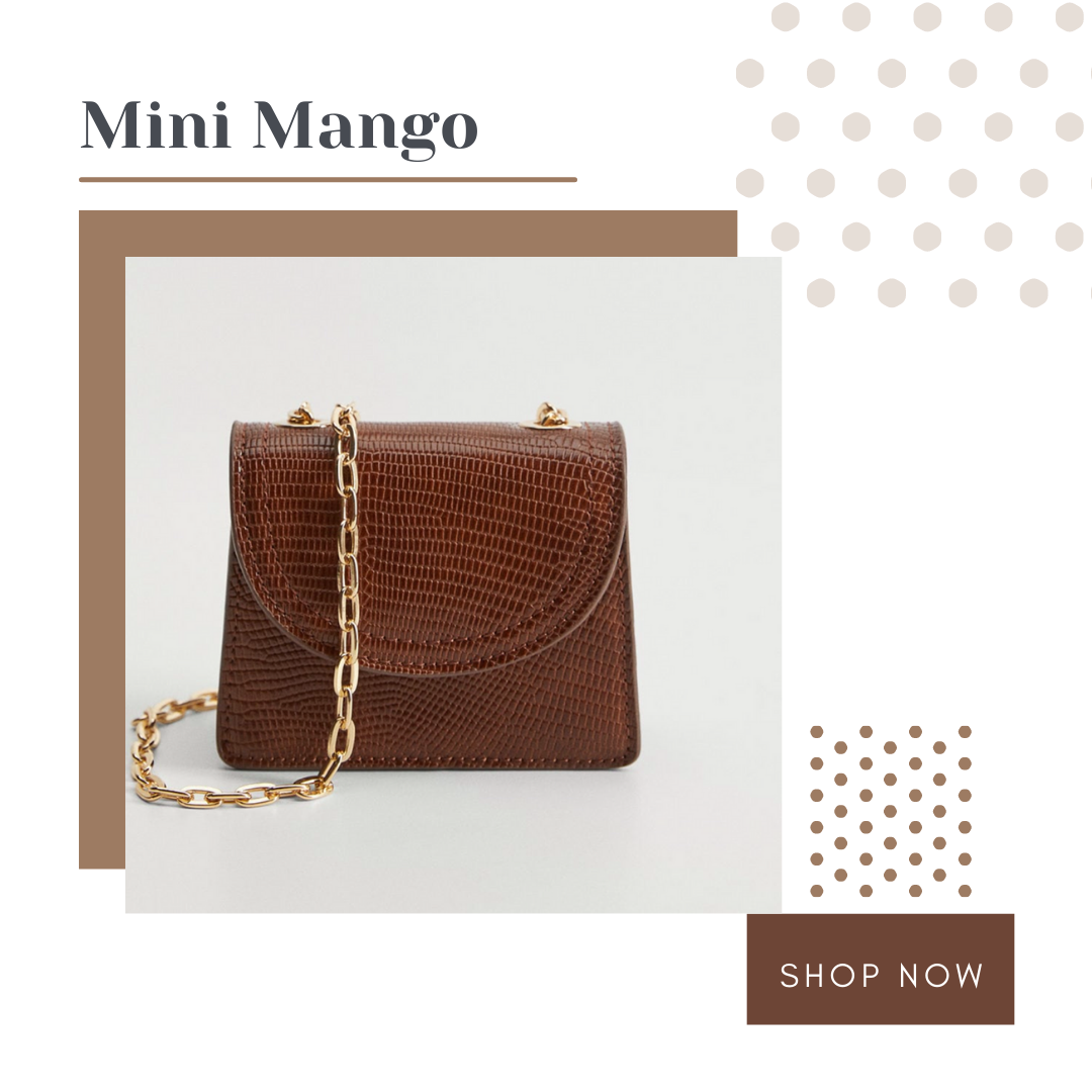 Túi Mango mini Auth store Germany (fullbill và ảnh thật)