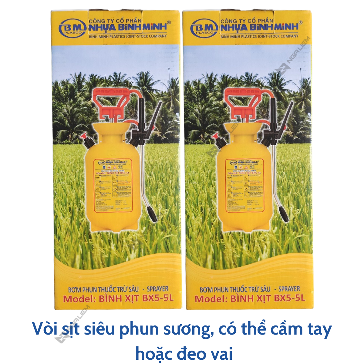 Bình xịt 5 Lít Bình Minh, dùng phun tưới [Hàng chính hãng]