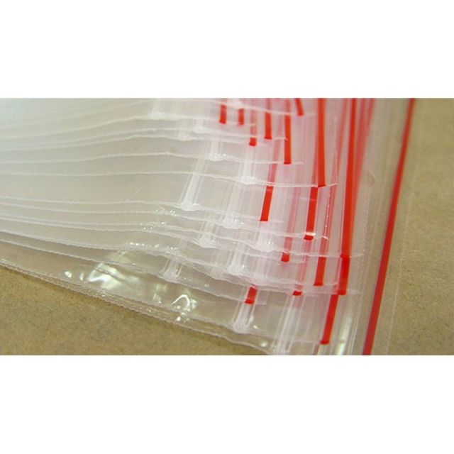 500G Túi Zip, Túi Zipper Chỉ Đỏ Đủ Kích Cỡ