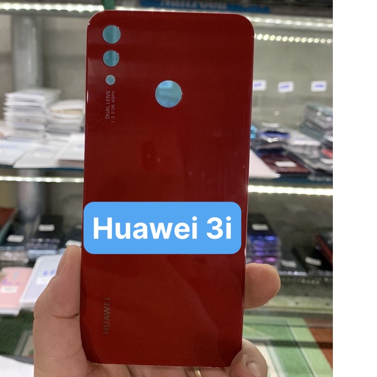 Kính lưng huawei nova 3i kèm kính cam