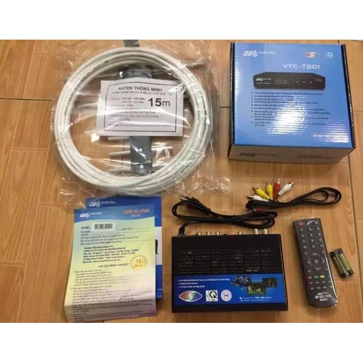 Đầu thu kĩ thuật số dvb t2 vtc t201