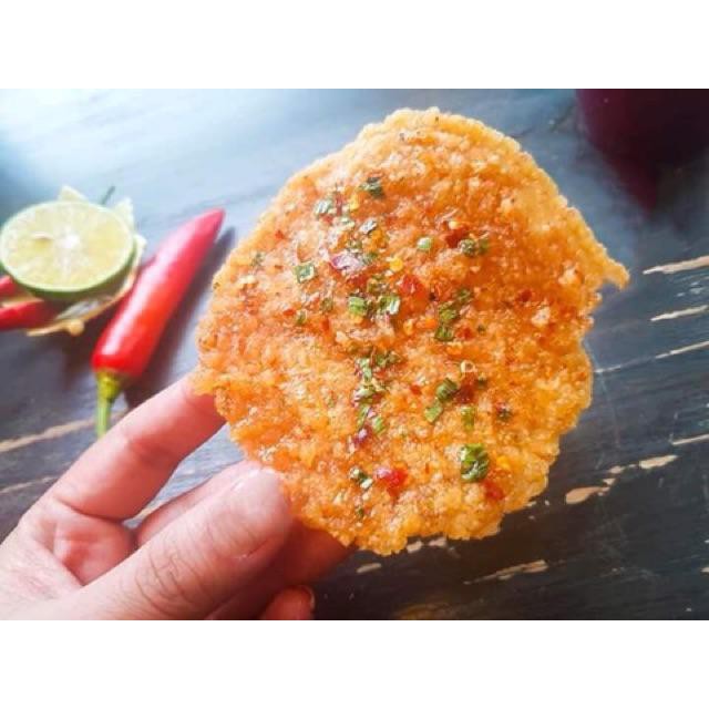 500g cơm cháy mắm hành nhà làm