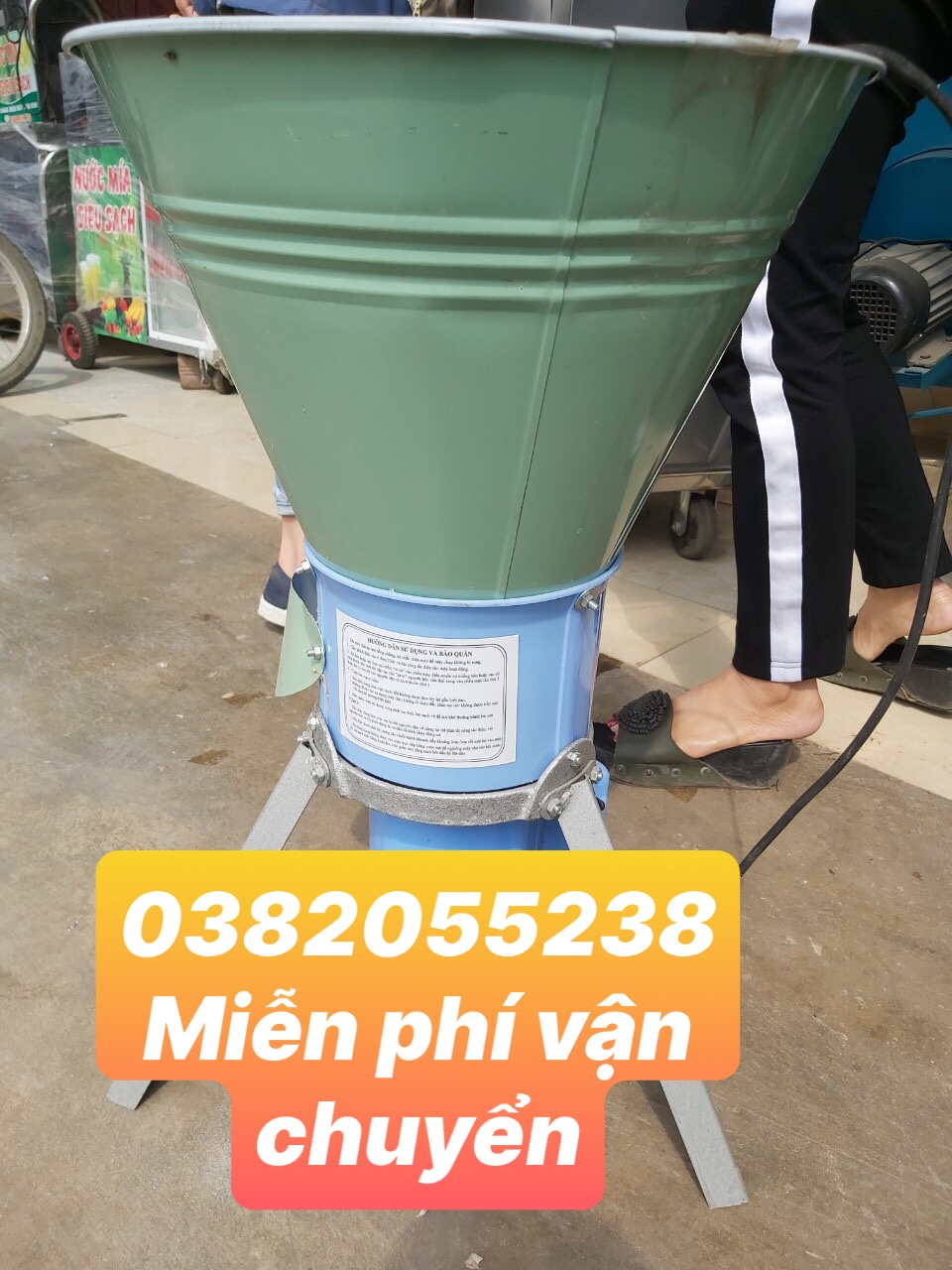 Máy xay Lục Bình - Bèo Tây , rau Muống , Rau Lang